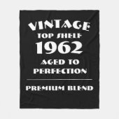 誕生日 フリースブランケット (正面)