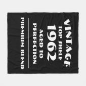 誕生日 フリースブランケット (正面(横))