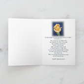 誕生日、フレンドイエローローズバド カード (内部)