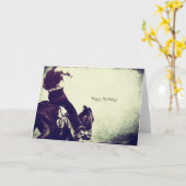 誕生日・ブカロ カード (黄色い花)