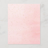 誕生日 ブッシュピンク ゴールド グリッター風船 お手頃価格 チラシ (裏面)