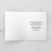 誕生日、ブラザーゴールデンアイリッシュドッグ カード (内部)