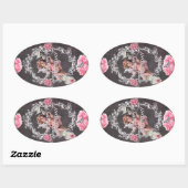 誕生日 – ブラックシャルボード – ステッカー (シート)