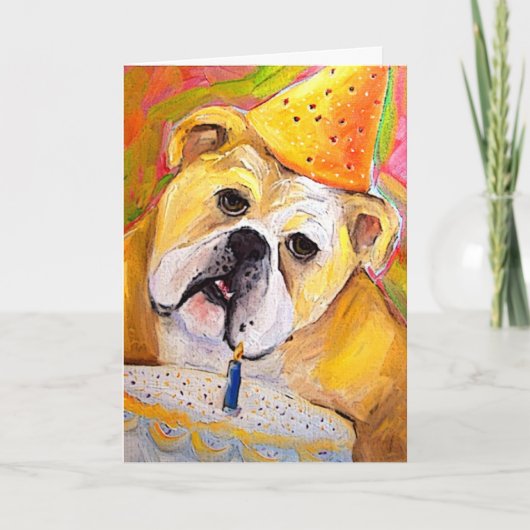 誕生日・ブリー・カード カード (正面)