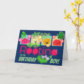 誕生日 |プやる気を起こさせるン カード (黄色い花)