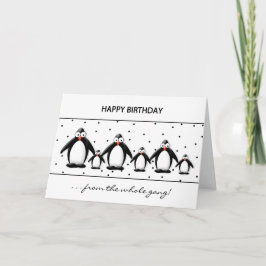 誕生日 – ペンギン – 全集団から カード