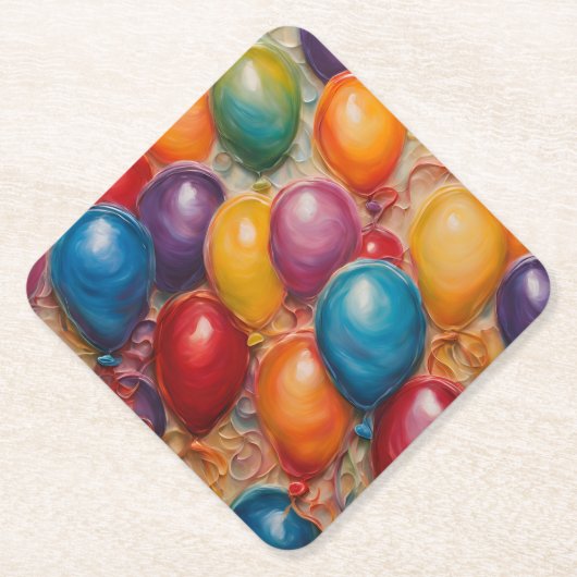 誕生日 ペーパーコースター (正面)