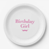 誕生日 ペーパープレート (正面)