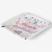 誕生日 ペーパープレート (傾斜あり)