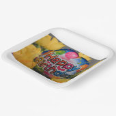 誕生日 ペーパープレート (傾斜あり)