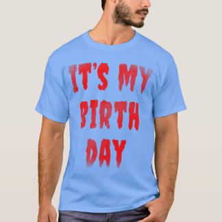 誕生日 ホラー映画おもしろ 誕生日おめでとう ホラー Tシャツ