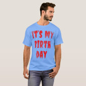 誕生日 ホラー映画おもしろ 誕生日おめでとう ホラー Tシャツ (正面フル)