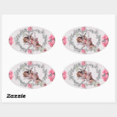 誕生日 – ホワイトリネン – ステッカー (シート)