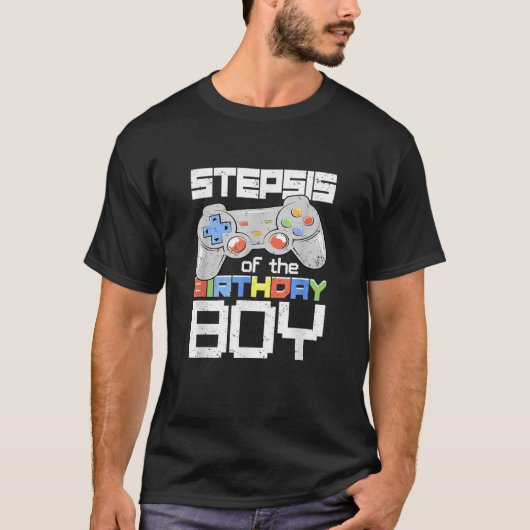 誕生日・ボーイ・マッチング・ビデオ・ゲームの義理 Tシャツ (正面)