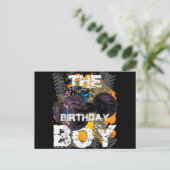 誕生日・ボーイ・モンスター・トラック シーズンポストカード (スタンド正面)