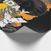 誕生日・ボーイ・モンスター・トラック ラッピングペーパー (角)