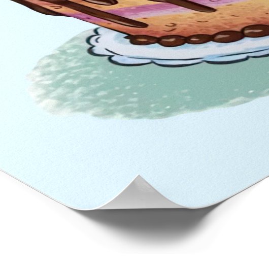 誕生日 ポスター (角)