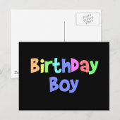 誕生日 ポストカード (正面/裏面)