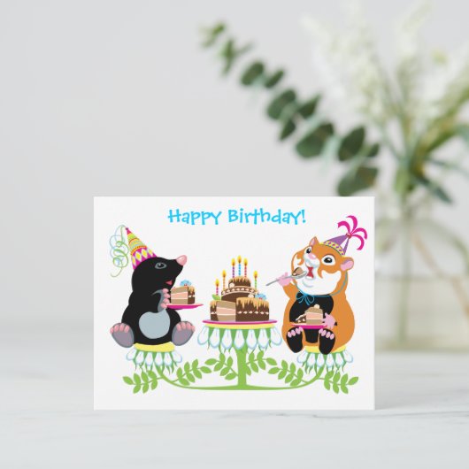 誕生日 ポストカード (スタンド正面)