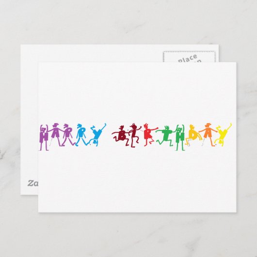 誕生日 ポストカード (正面/裏面)