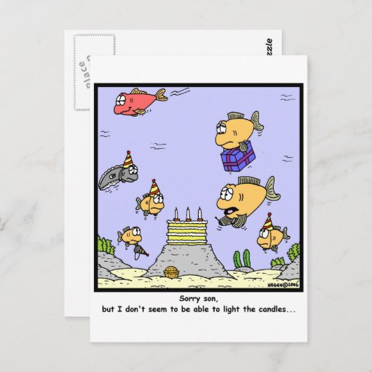 誕生日 ポストカード (正面/裏面)