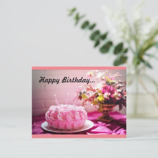 誕生日  ポストカード (スタンド正面)