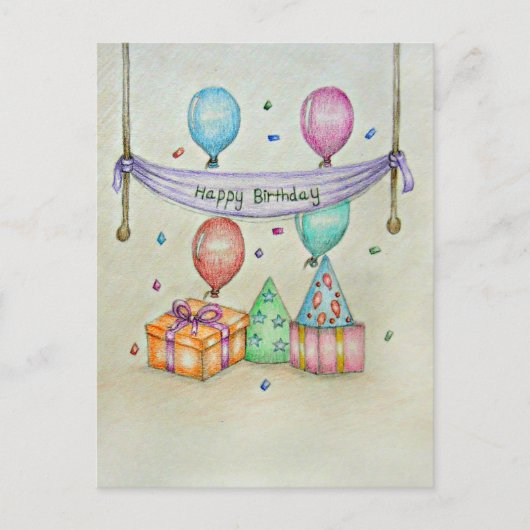 誕生日 ポストカード (正面)