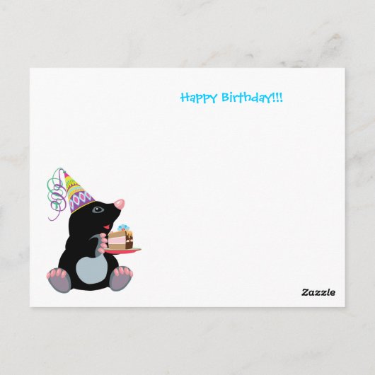 誕生日 ポストカード (裏面)