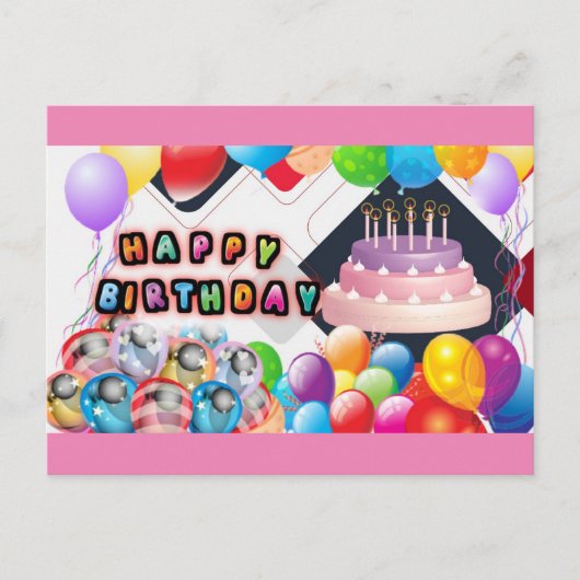 誕生日 ポストカード (正面)