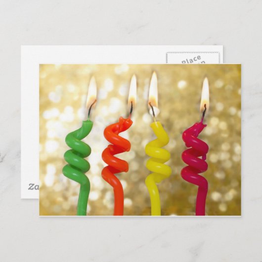 誕生日 ポストカード (正面/裏面)