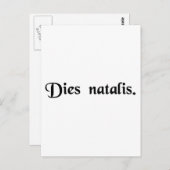 誕生日 ポストカード (正面/裏面)