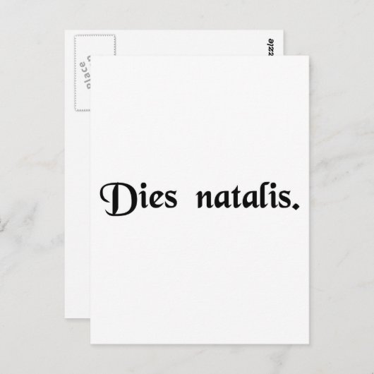 誕生日 ポストカード (正面/裏面)