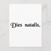 誕生日 ポストカード (正面)