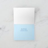 誕生日・ポピー・フィールドの義理の姉絵画は カード (内部)