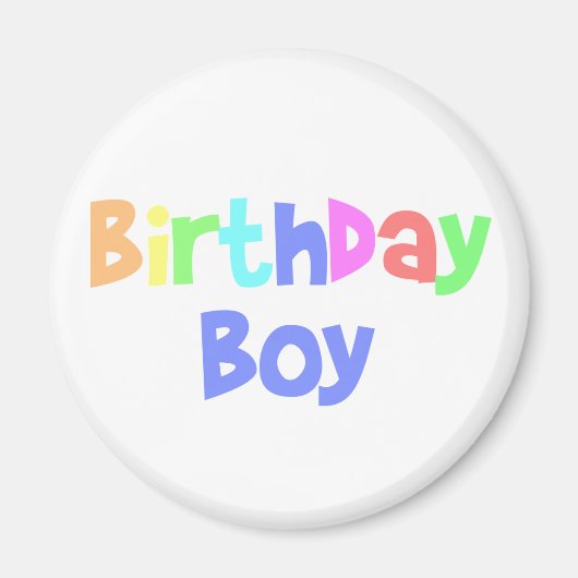 誕生日 マグネット (正面)