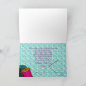 誕生日 – ママ – 刺繍 カード (内部)