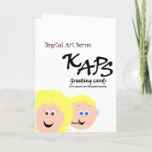 誕生日・マム・フロム・ソン カード (裏面)