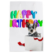 誕生日 ミディアムペーパーバッグ (裏面)