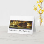 誕生日-ユーモア カード (黄色い花)