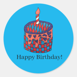 誕生日 ラウンドシール