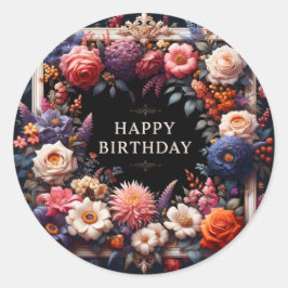 誕生日 ラウンドシール