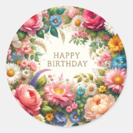 誕生日 ラウンドシール