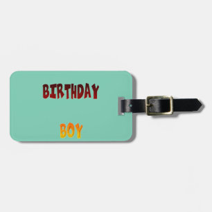 誕生日 ラゲッジタグ