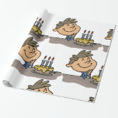 誕生日 ラッピングペーパー (アンロールド)