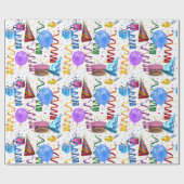 誕生日 ラッピングペーパー (フラット)