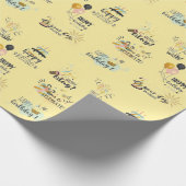 誕生日 ラッピングペーパー (角)