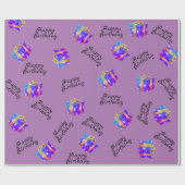 誕生日 ラッピングペーパー (フラット)