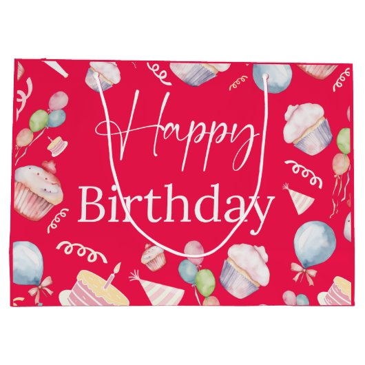 誕生日 ラージペーパーバッグ (裏面)