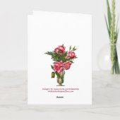 誕生日・リトル・バード(任意の大事な行事カード) カード (裏面)