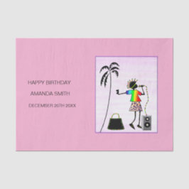 誕生日、レディ素晴らしーDJ Music Star 薄葉紙